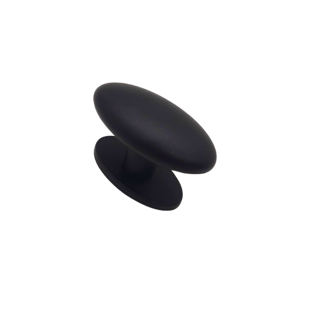 Paris Oval Knob with Backplate