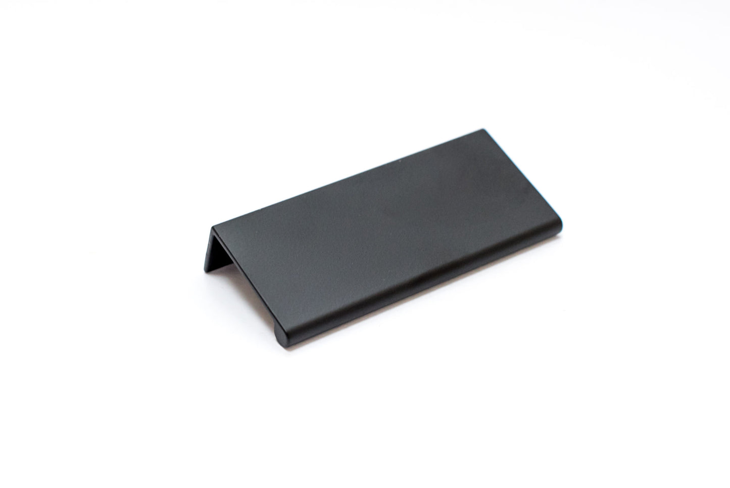 Euro Contemporary Edge Pull 3.5" - Matte Black