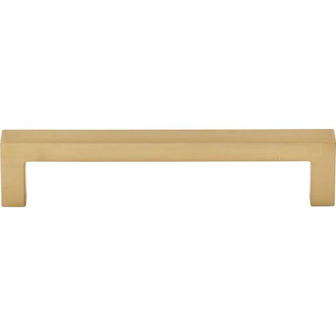 Raleigh Square Bar Pull - Honey Bronze, 5 1/16" c,c