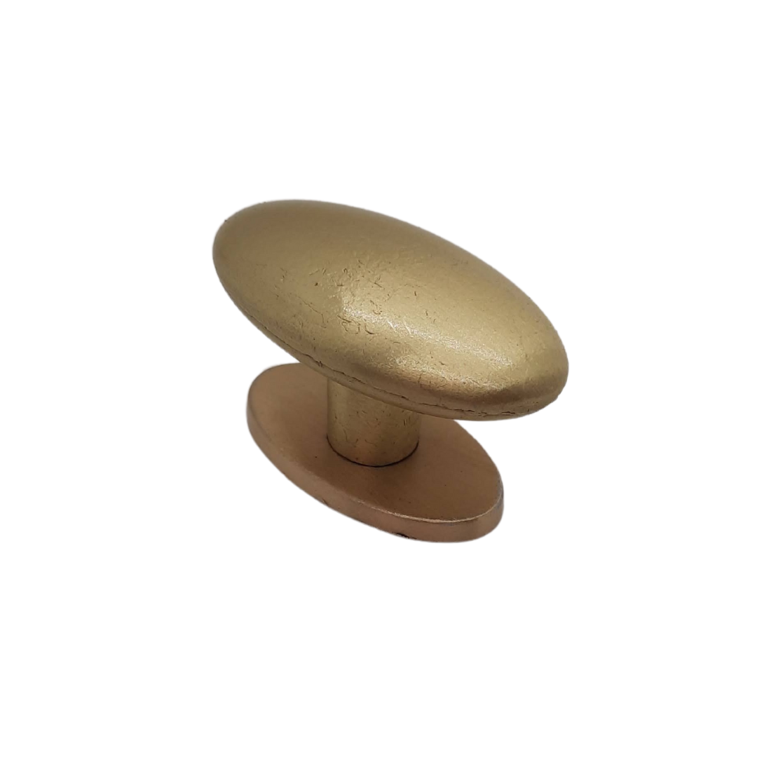 Paris Oval Knob with Backplate