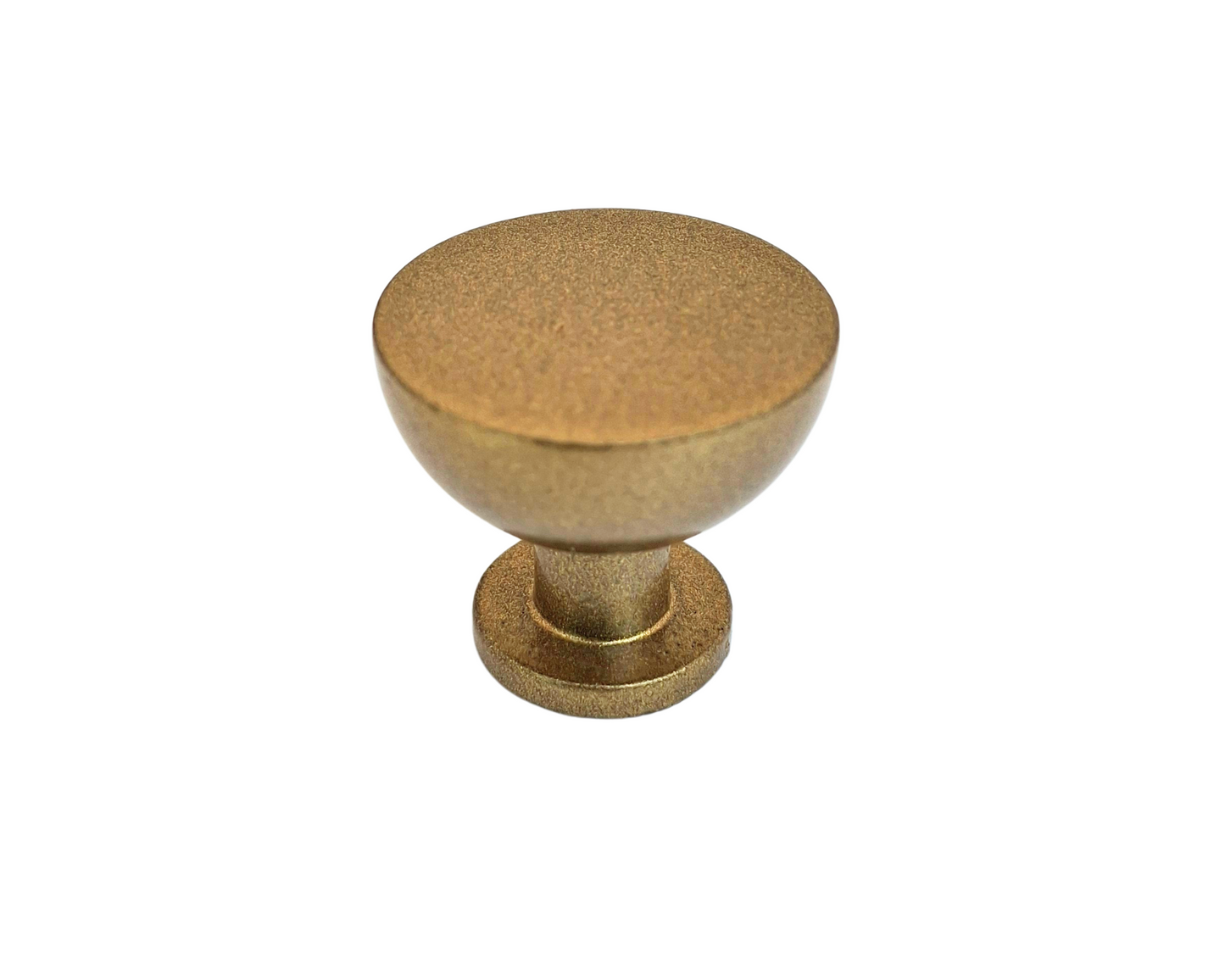 Portland Flat Top Knob - Goldsmith