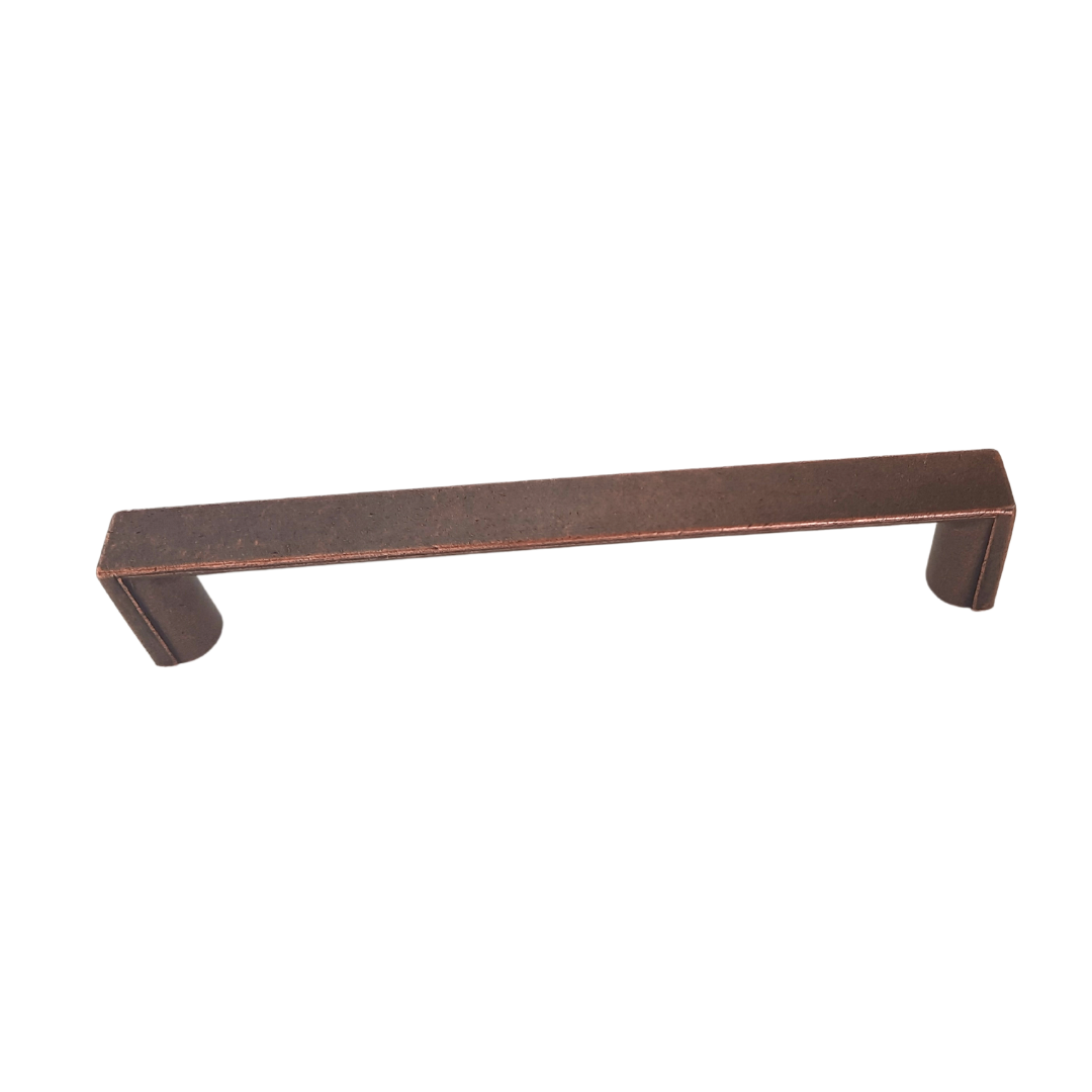 Portland Flat Top Bar Pull - Copper, 128mm C,C