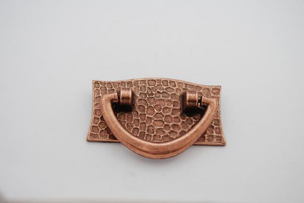 Mission Hammered Bail Pull 3" C,C - Copper