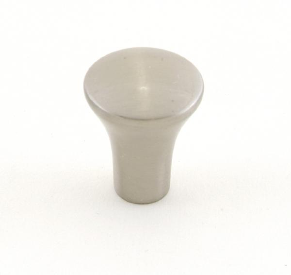 New York Tall Round Knob - Brushed/Satin Nickel