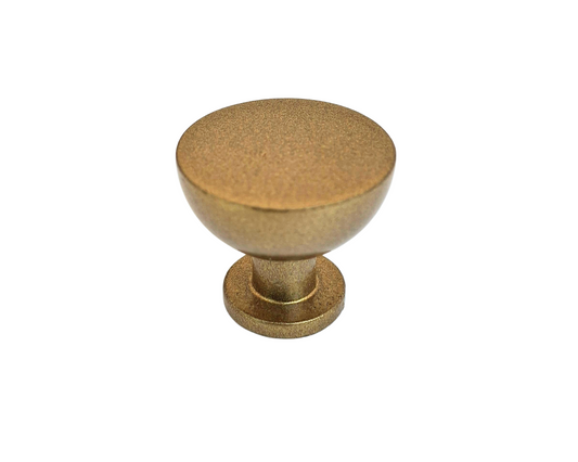 Portland Flat Top Knob - Goldsmith