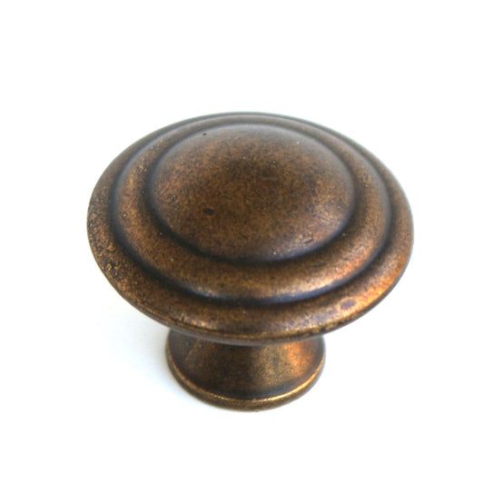 Midwest Round Knob B - Weathered Bronze